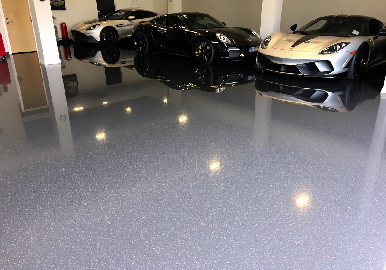 Metallic epoxy